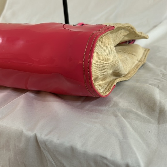 Tory Burch Canvas Top Handle Bag - Picture 10 of 13